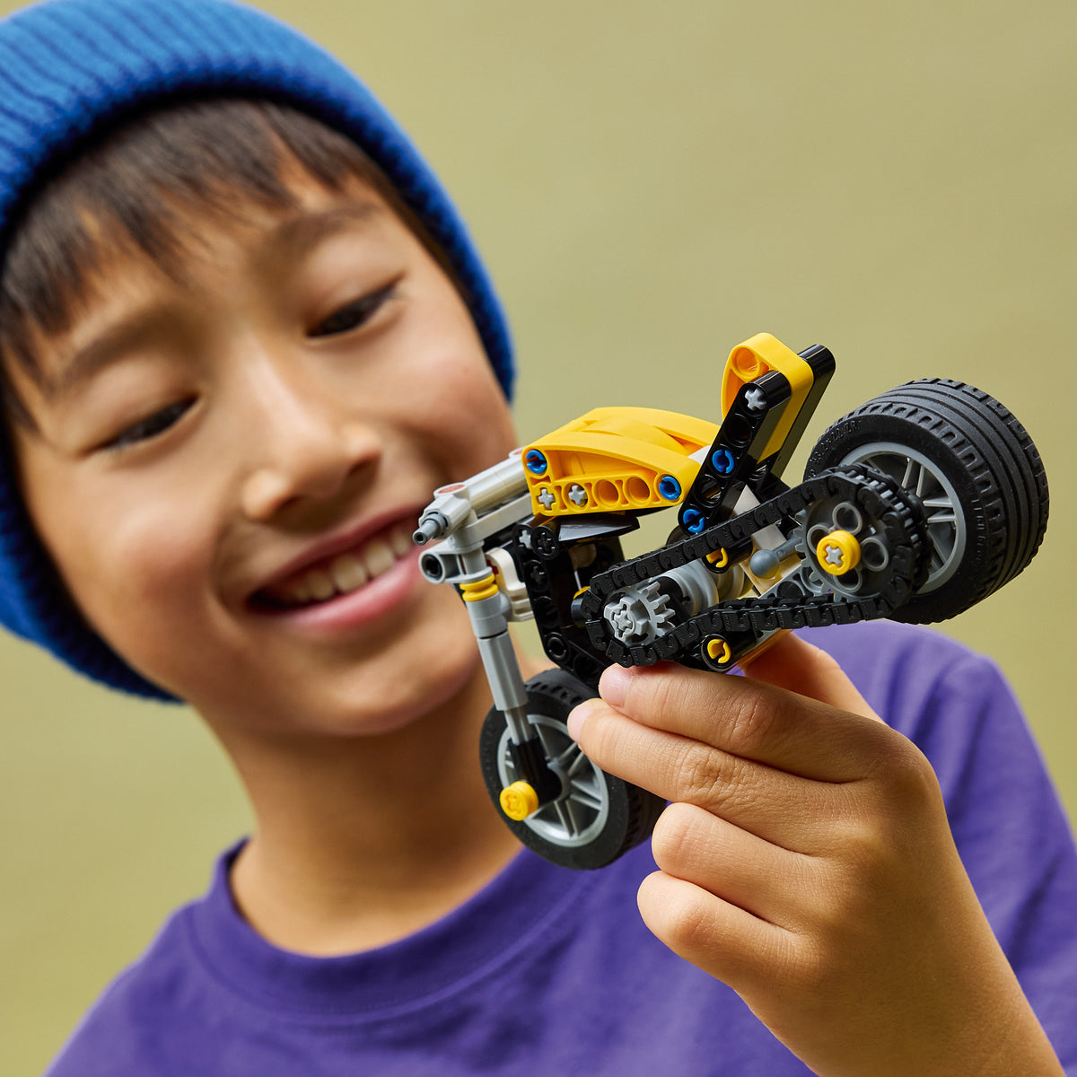 LEGO Technic 42225 Gelbes Motorrad
