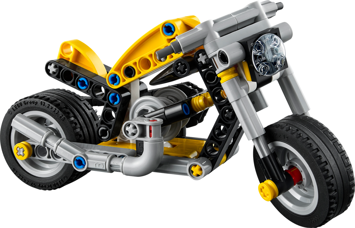 LEGO Technic 42225 Gelbes Motorrad