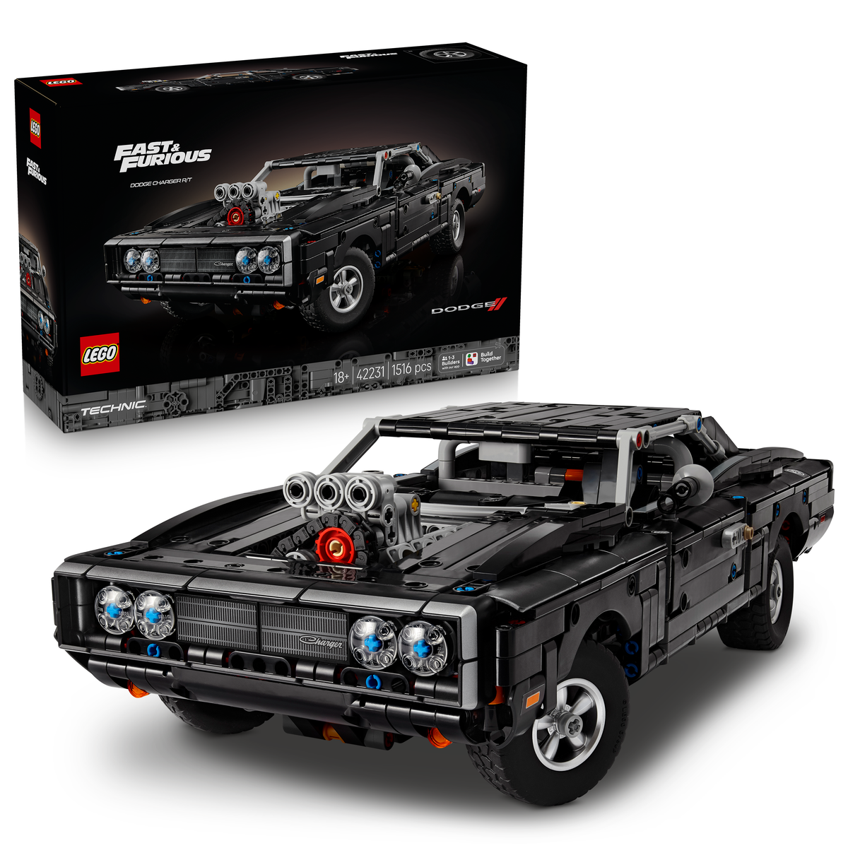 LEGO Technic 42231 Fast and Furious Dodge Charger R/T Auto