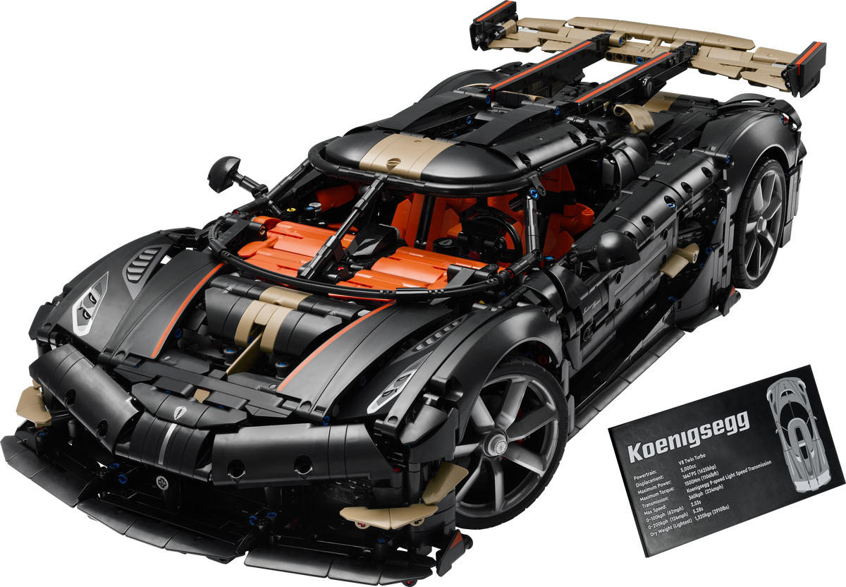 LEGO Technic Koenigsegg Sadair’s Spear Hypercar 42232