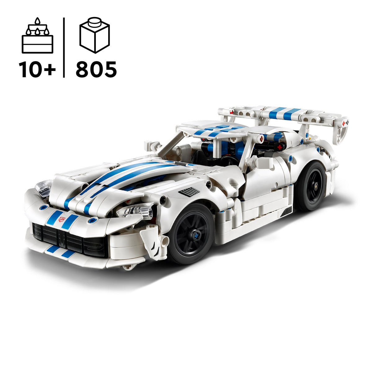 LEGO Technic 42234 Dodge Viper GTS-R Sportwagen
