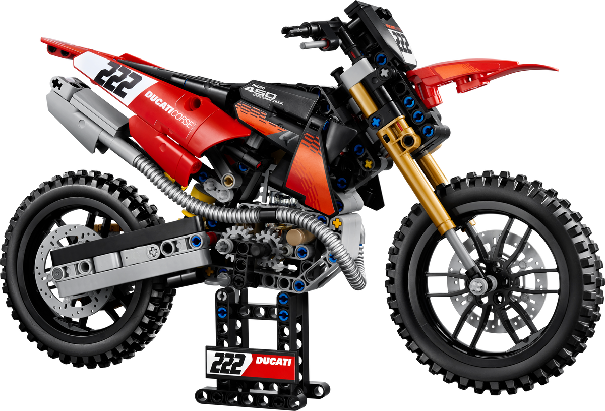 LEGO Technic 42238 Ducati Desmo450 MX Factory Motorrad