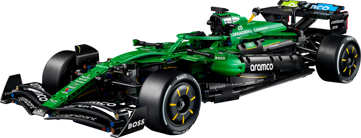 LEGO Technic 42240 Aston Martin Aramco AMR25 Rennwagen