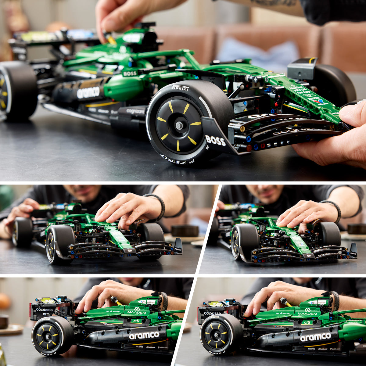 LEGO Technic 42240 Aston Martin Aramco AMR25 Rennwagen