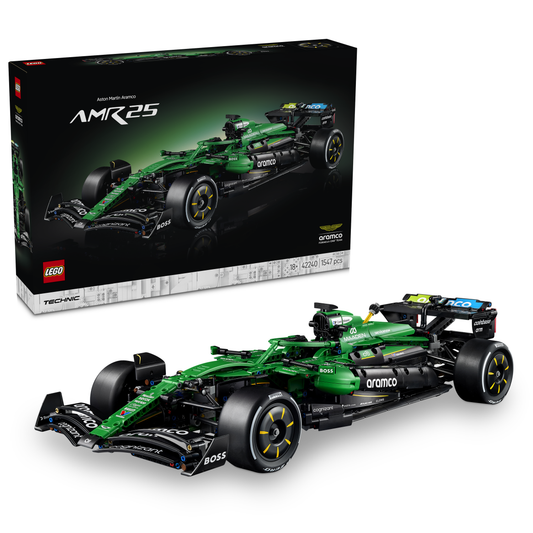 LEGO Technic 42240 Aston Martin Aramco AMR25 Rennwagen