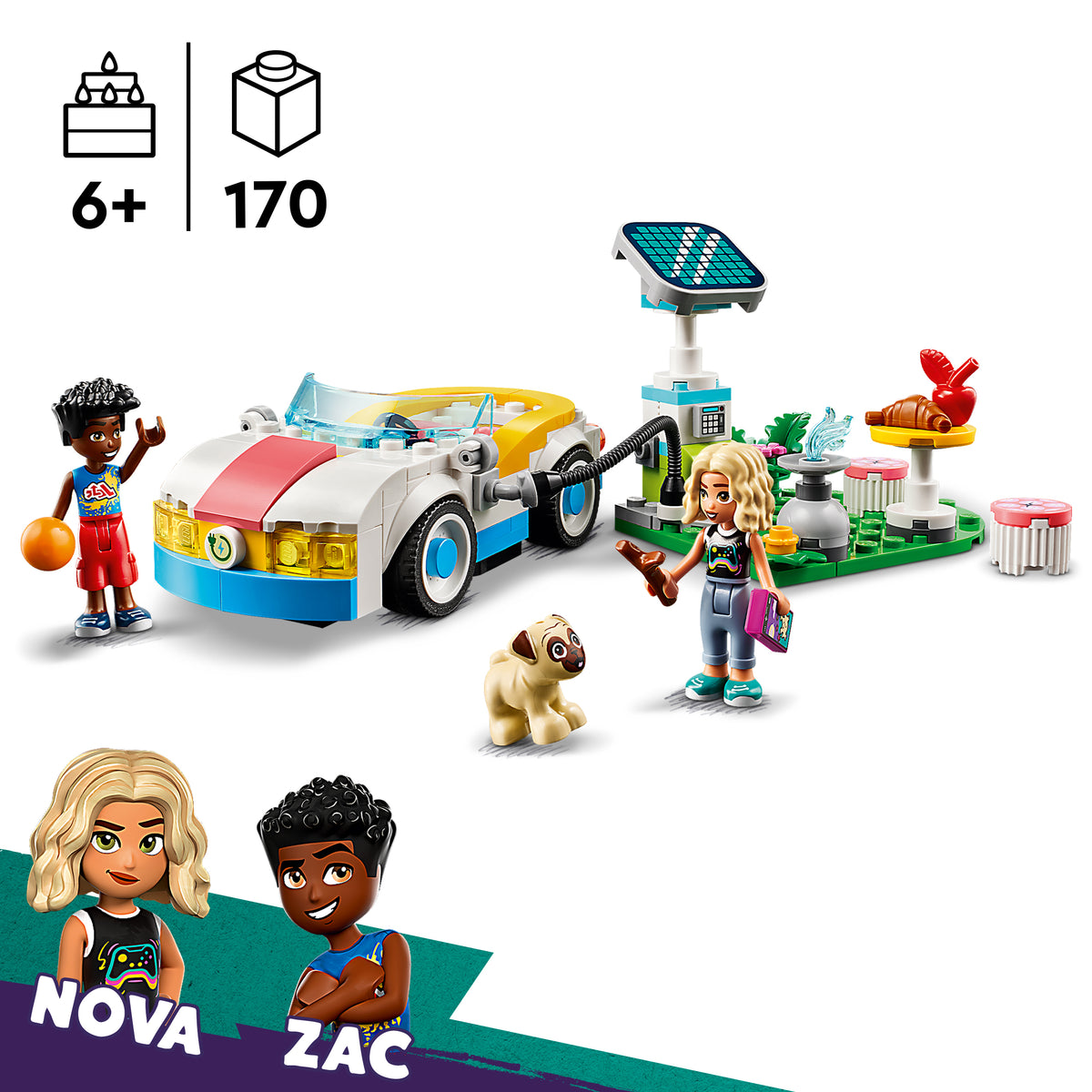 LEGO Friends 42609 E-Auto mit Ladestation