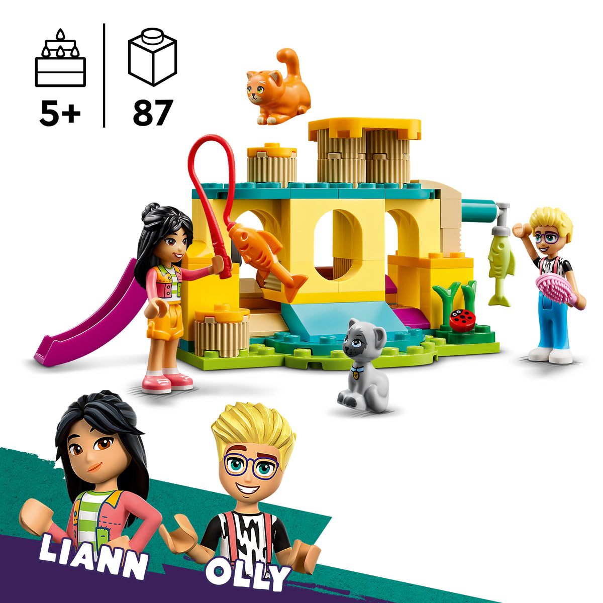 LEGO Friends 42612 Abenteuer auf dem Katzenspielplatz