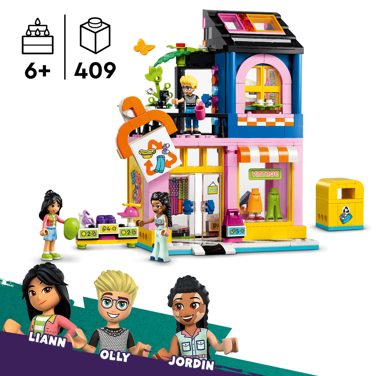 LEGO Friends 42614 Vintage-Modegeschäft