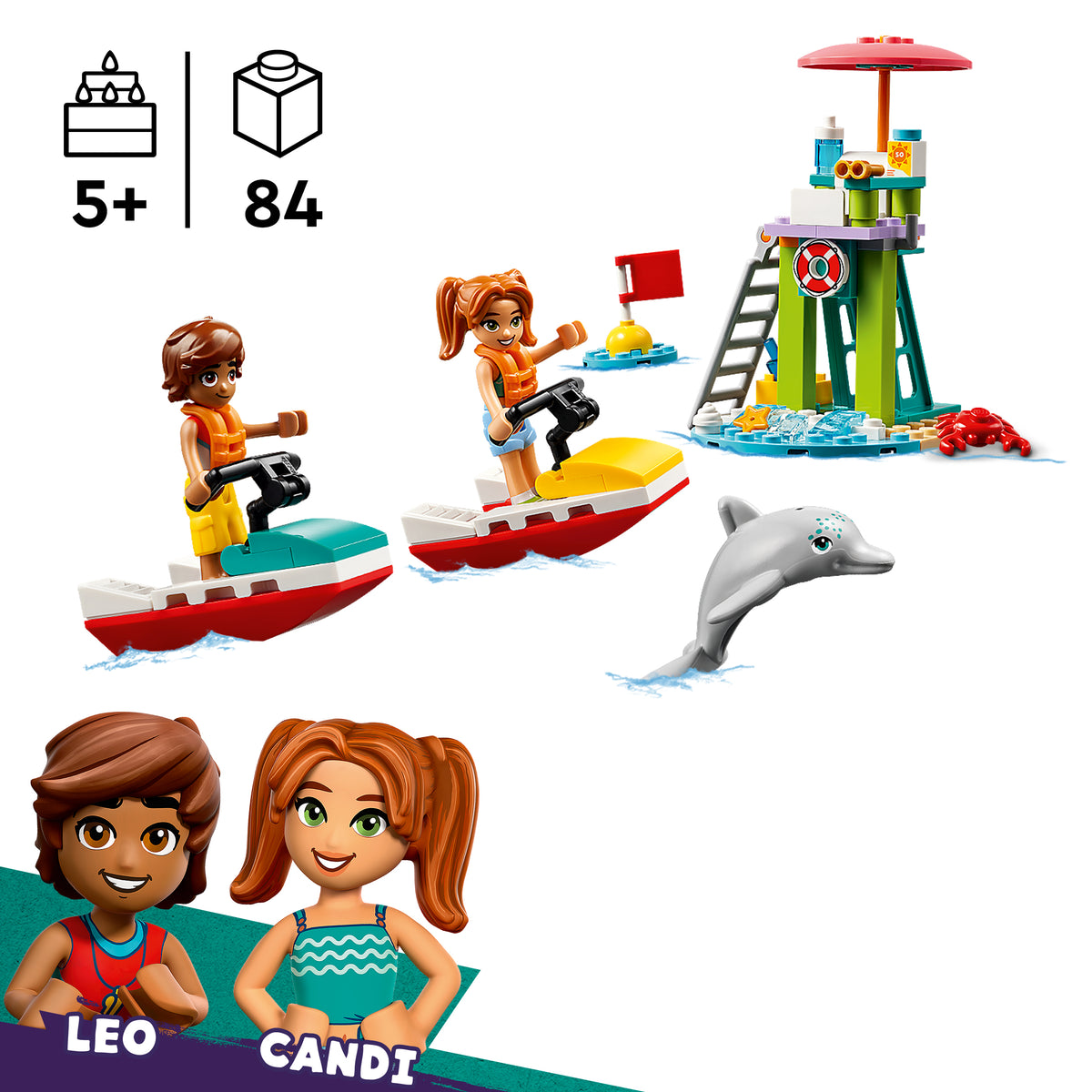 LEGO Friends 42623 Rettungsschwimmer Aussichtsturm mit Jetskis