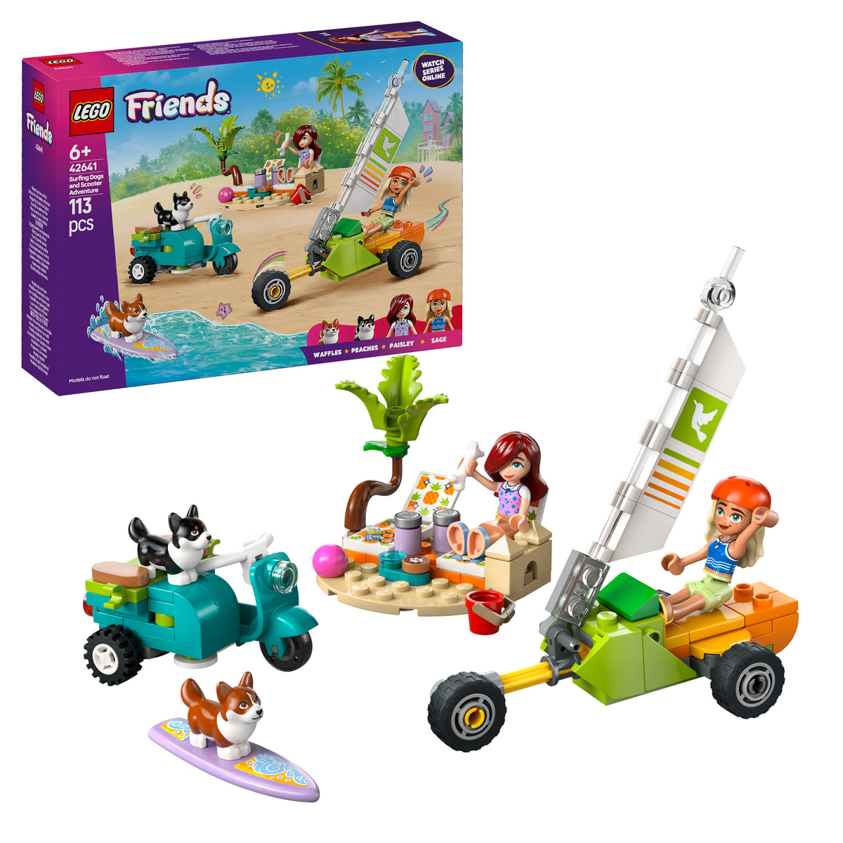 LEGO Friends Strandabenteuer mit Hunden