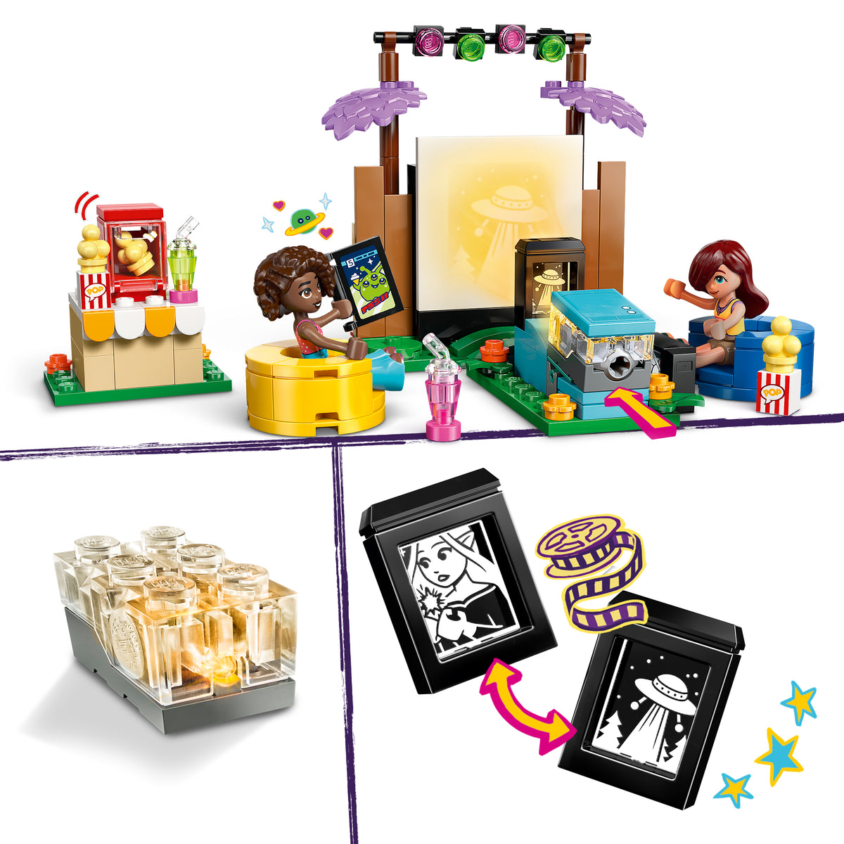 LEGO Friends 42642 Filmabend mit Freunden