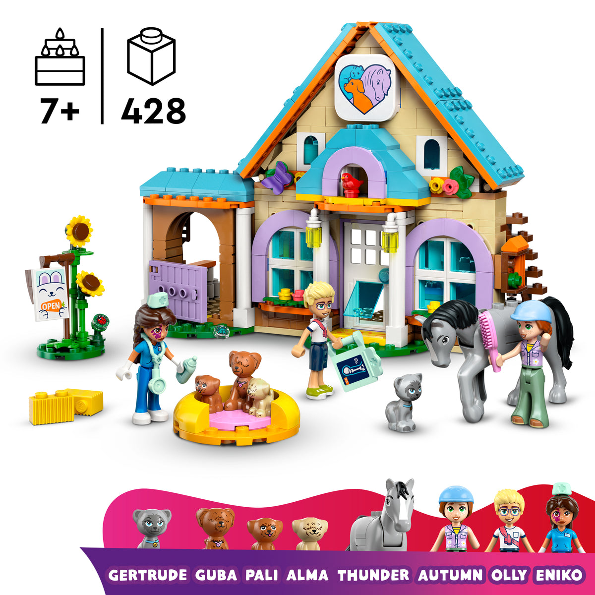 LEGO Friends 42651 Tierarztpraxis für Pferde und Haustiere
