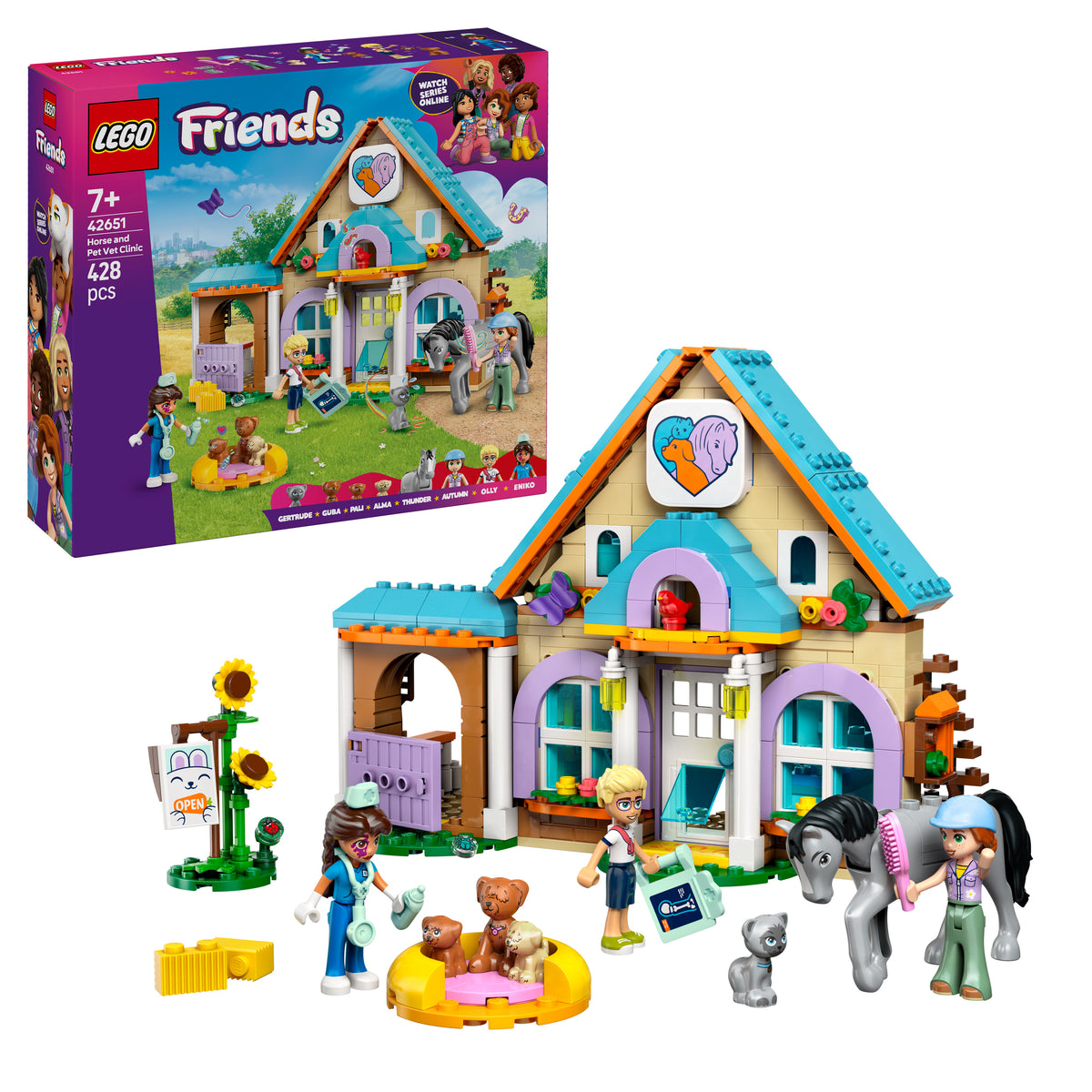 LEGO Friends 42651 Tierarztpraxis für Pferde und Haustiere