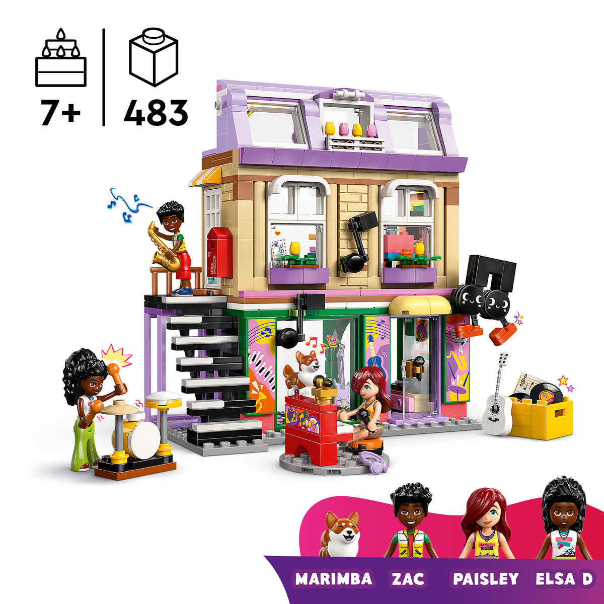 LEGO Friends 42653 Musikladen & Wohnung