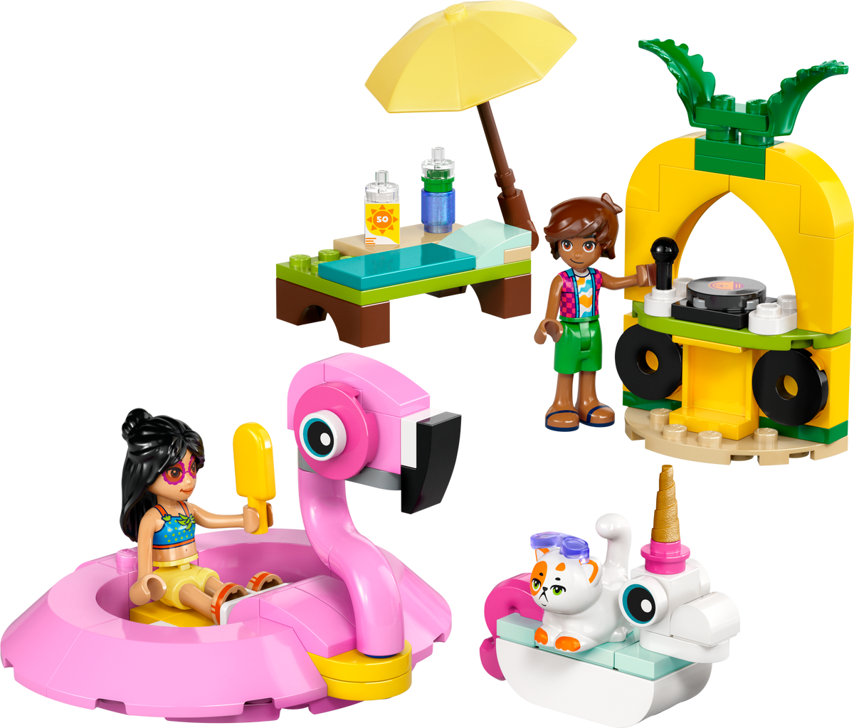 LEGO Friends 42658 Poolparty mit Einhorn und Flamingo