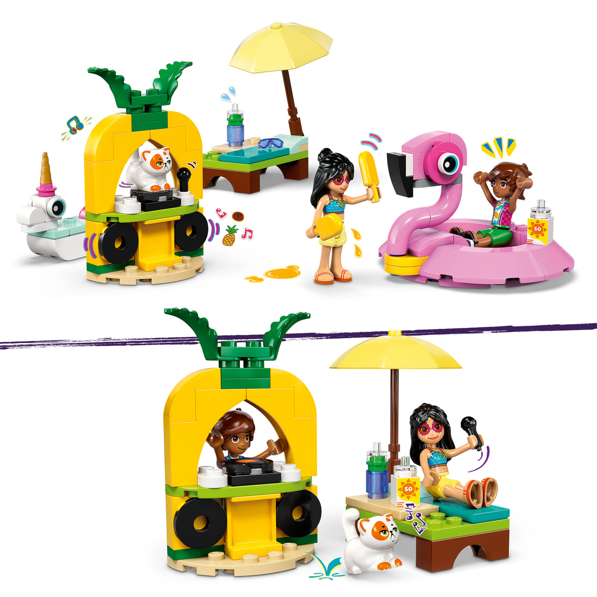 LEGO Friends 42658 Poolparty mit Einhorn und Flamingo