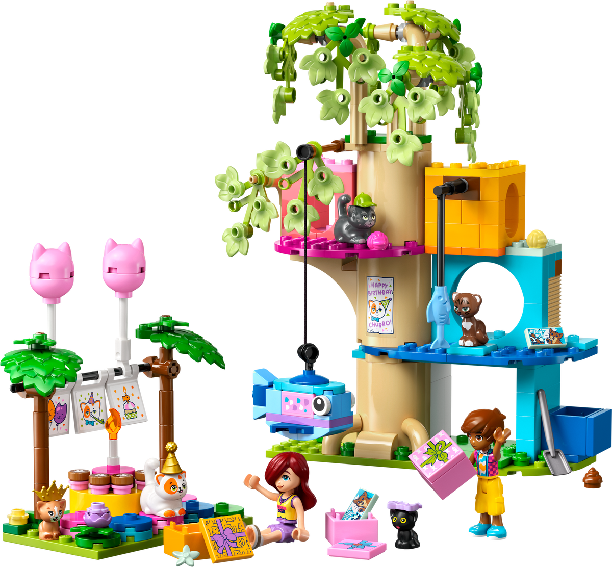 LEGO Friends 42666 Katzengeburtstagsparty & Baumhaus