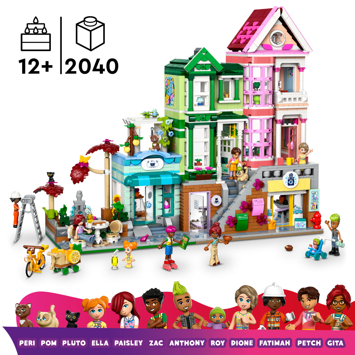 LEGO Friends 42670 Heartlake City Wohn- und Einkaufsstraße