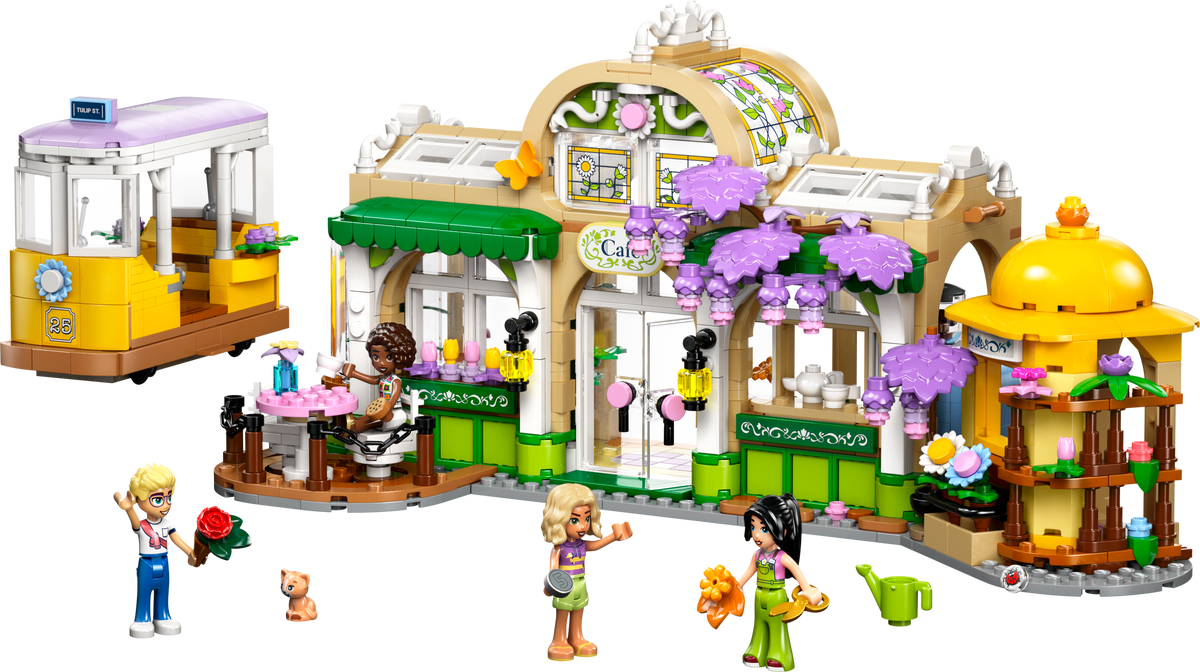 LEGO Friends 42671 Pflanzencafé und Blumenkiosk