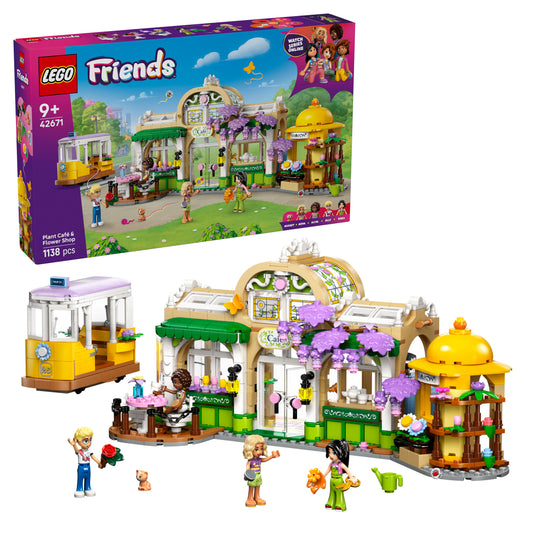 LEGO Friends 42671 Pflanzencafé und Blumenkiosk
