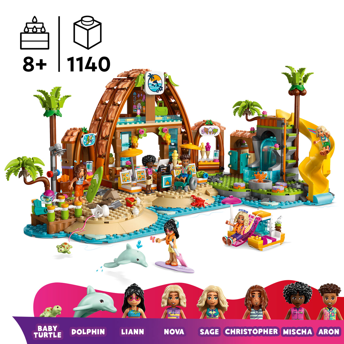 LEGO Friends 42673 Familienurlaub im Strandresort