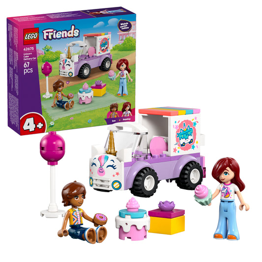LEGO Friends 42675 Einhorn-Kuchenlieferwagen