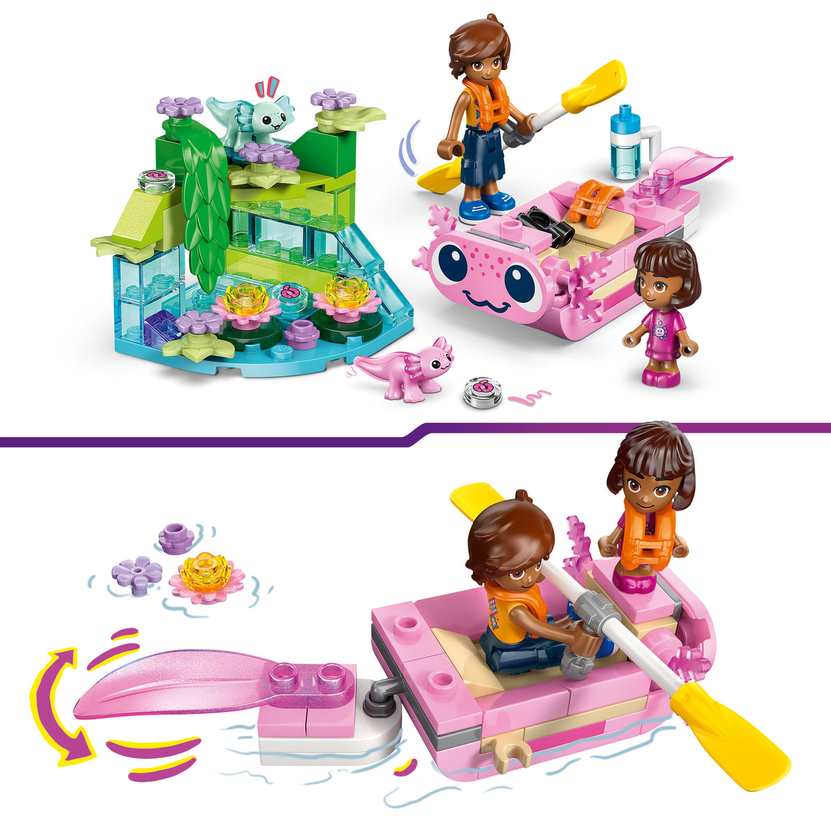 LEGO Friends 42681 Axolotl-Abenteuerboot