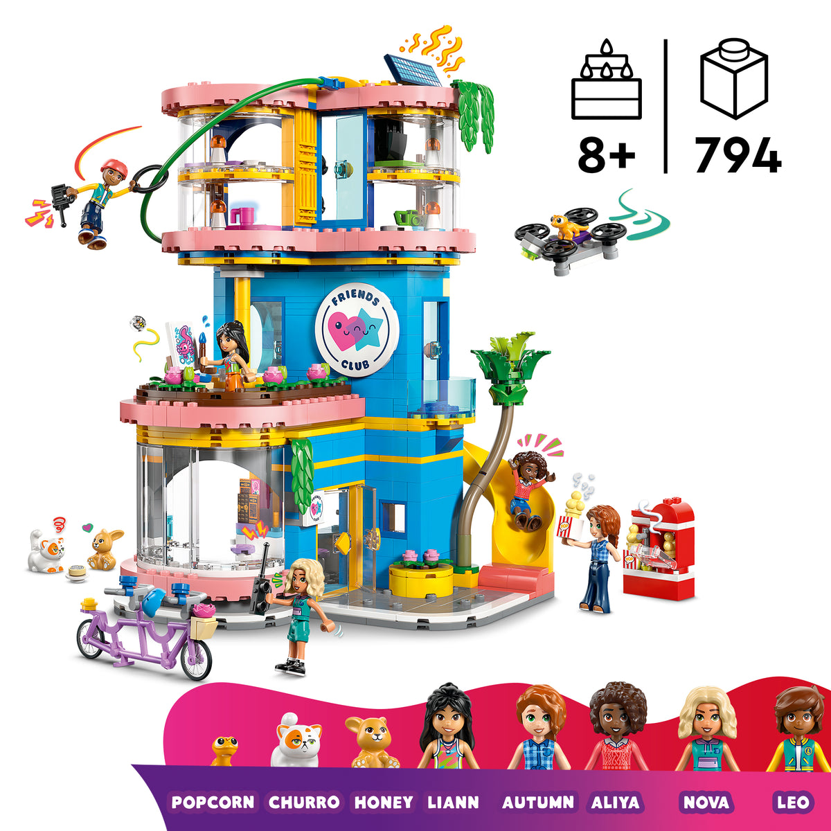 LEGO Friends 42689 Heartlake City Clubhaus der Freunde