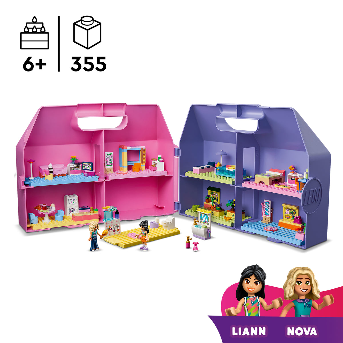 LEGO Friends 42697 Kreativer Puppenhauskoffer