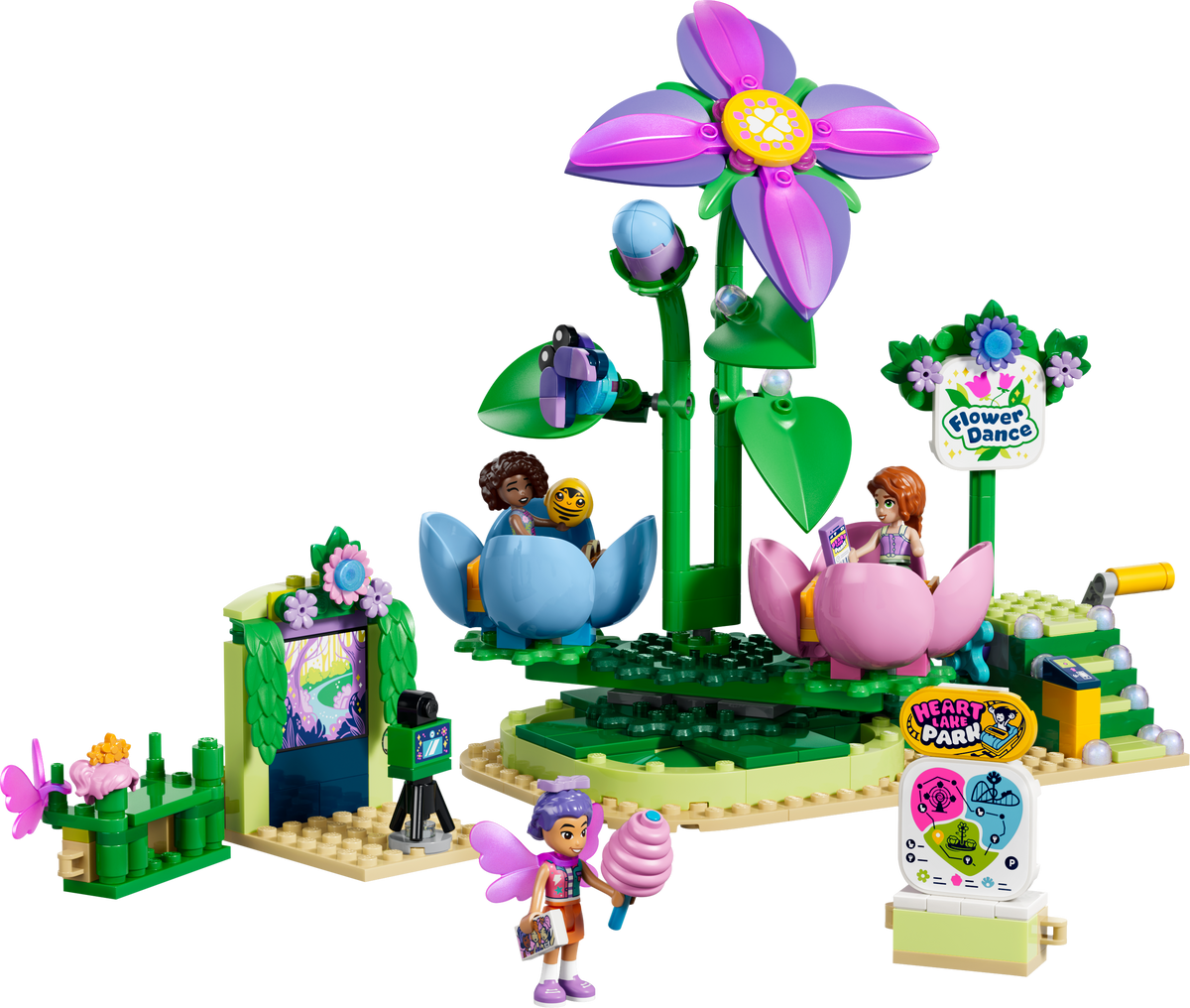 LEGO Friends 42702 Feentassen-Karussell mit Blumendeko