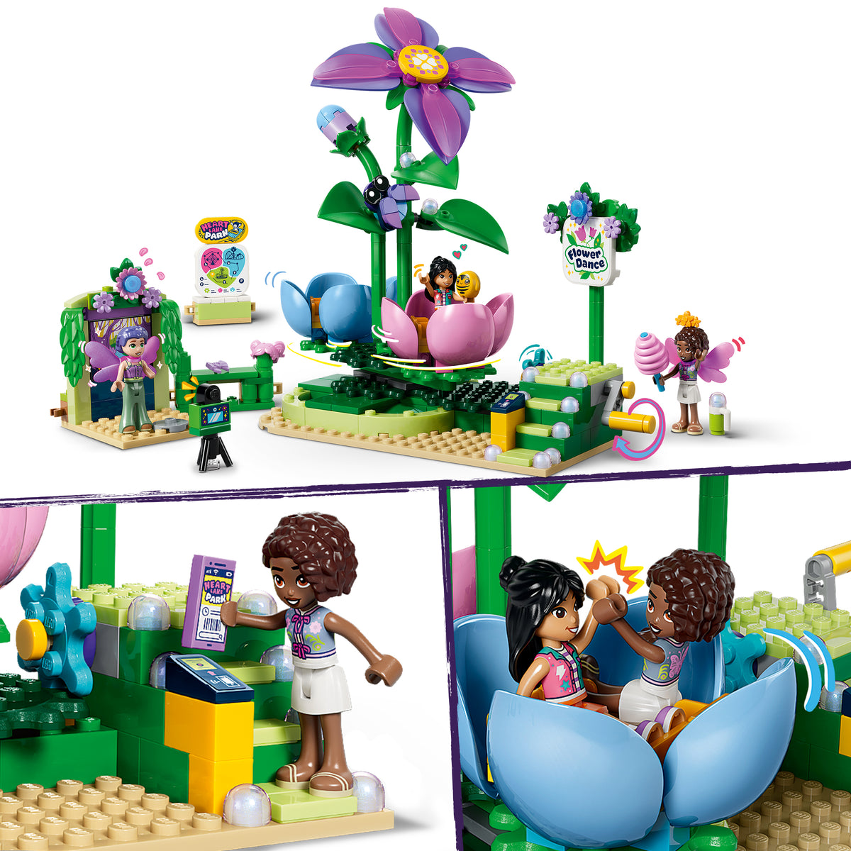 LEGO Friends 42702 Feentassen-Karussell mit Blumendeko