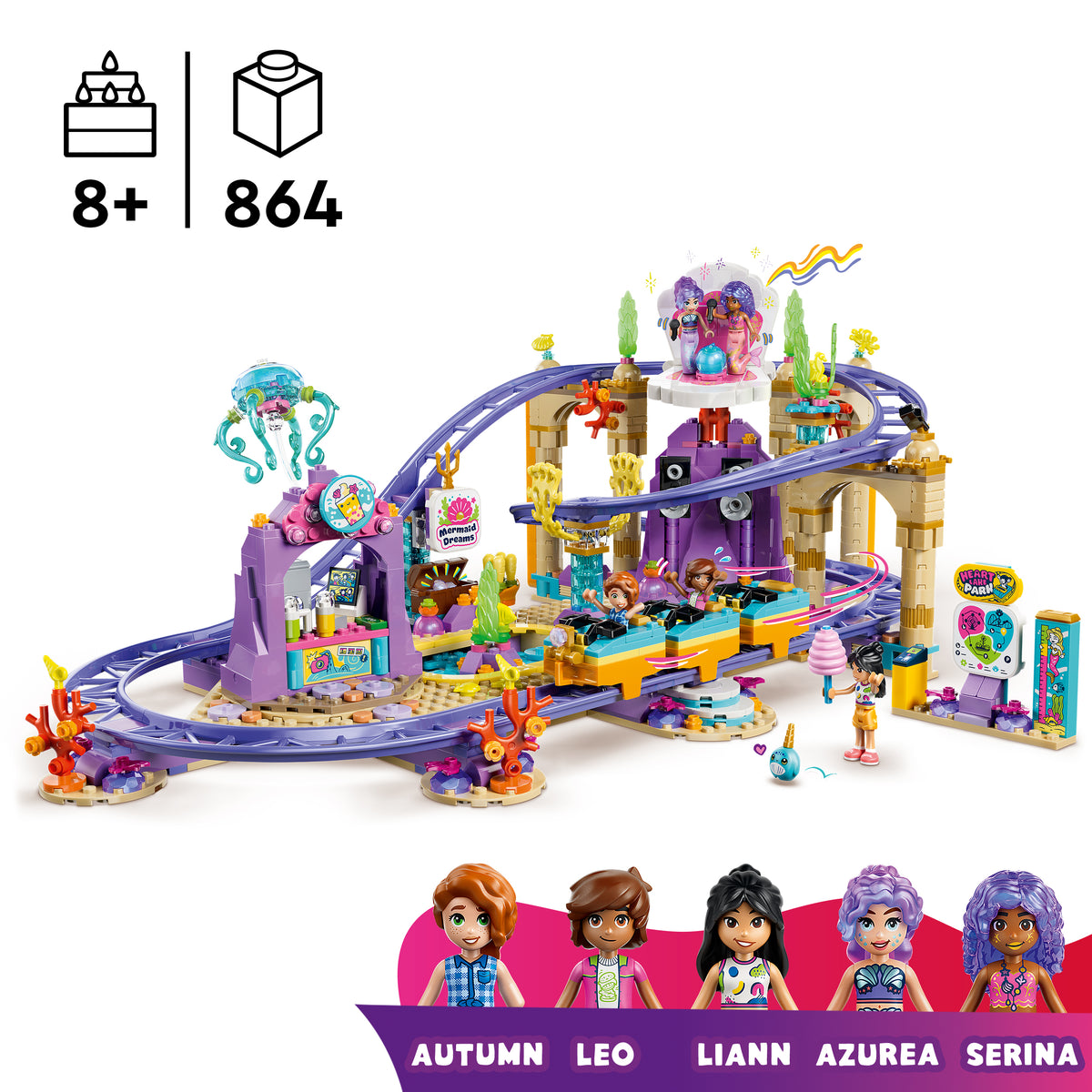 LEGO Friends 42703 Meerjungfrauen-Achterbahn