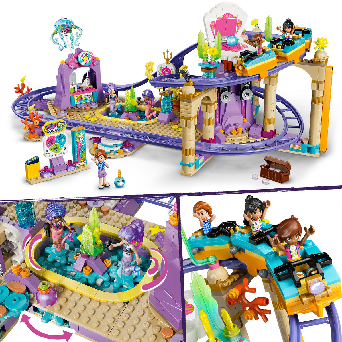 LEGO Friends 42703 Meerjungfrauen-Achterbahn