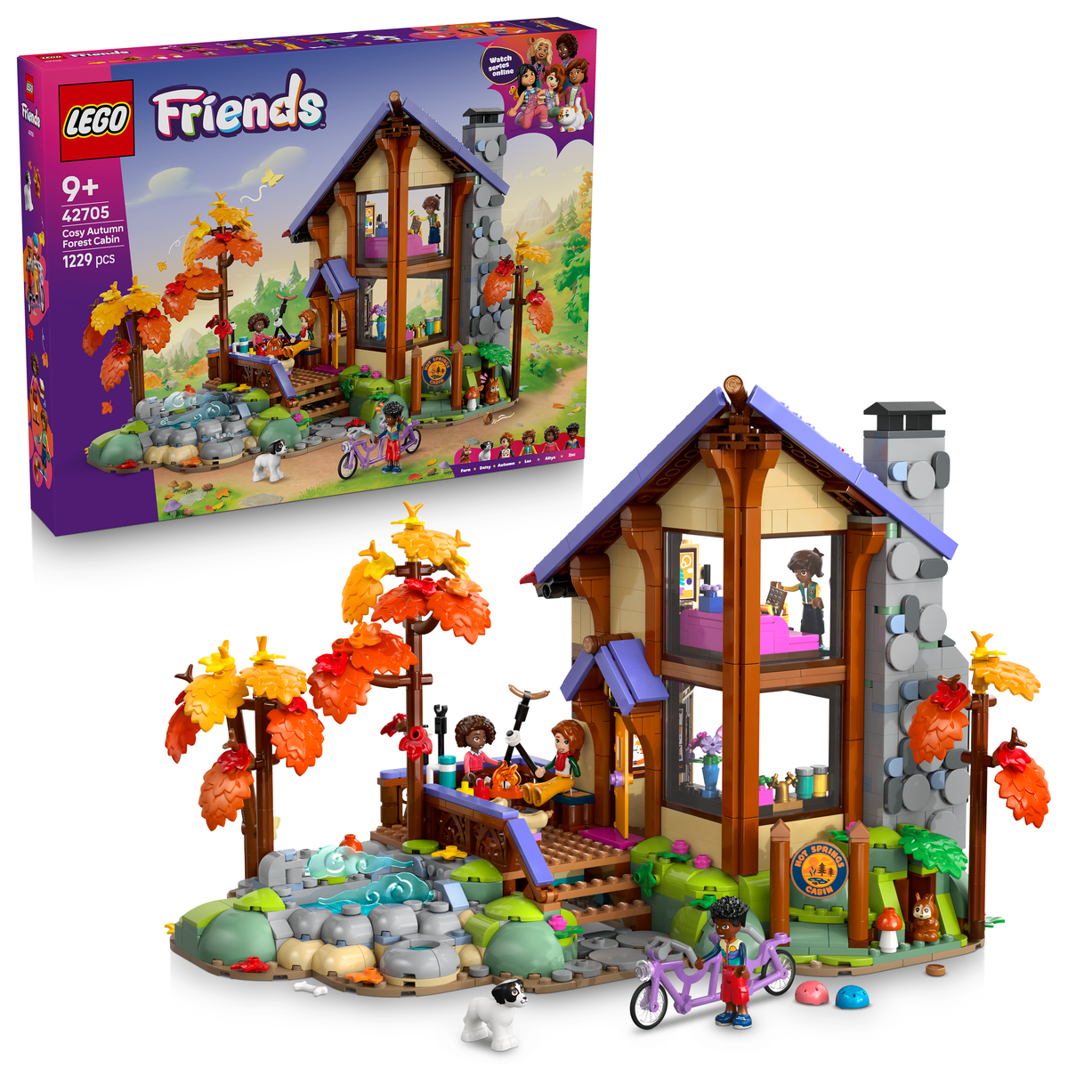 LEGO Friends 42705 Gemütliche Hütte im Herbstwald