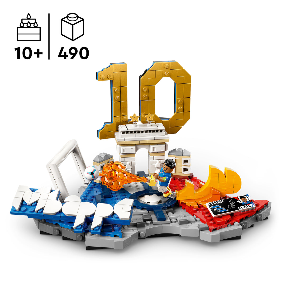 LEGO Editions 43013 Kylian Mbappé - Fußball-Highlights