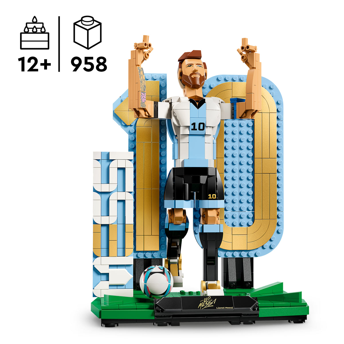 LEGO Editions 43015 Lionel Messi - Fußballlegende