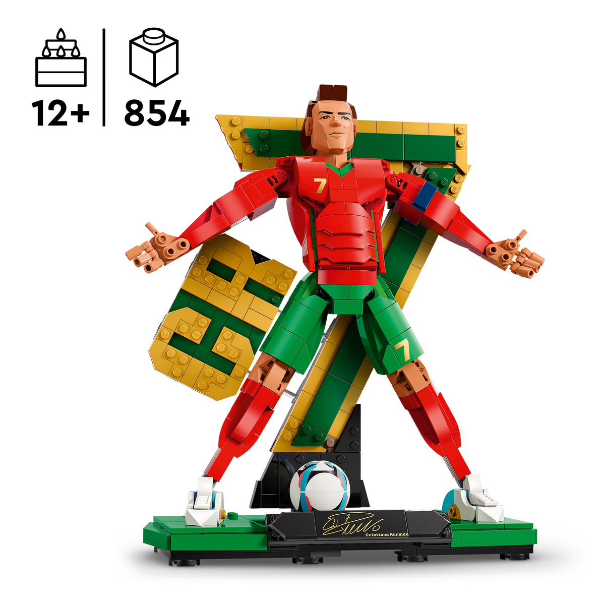 LEGO Editions 43016 Cristiano Ronaldo - Fußballlegende