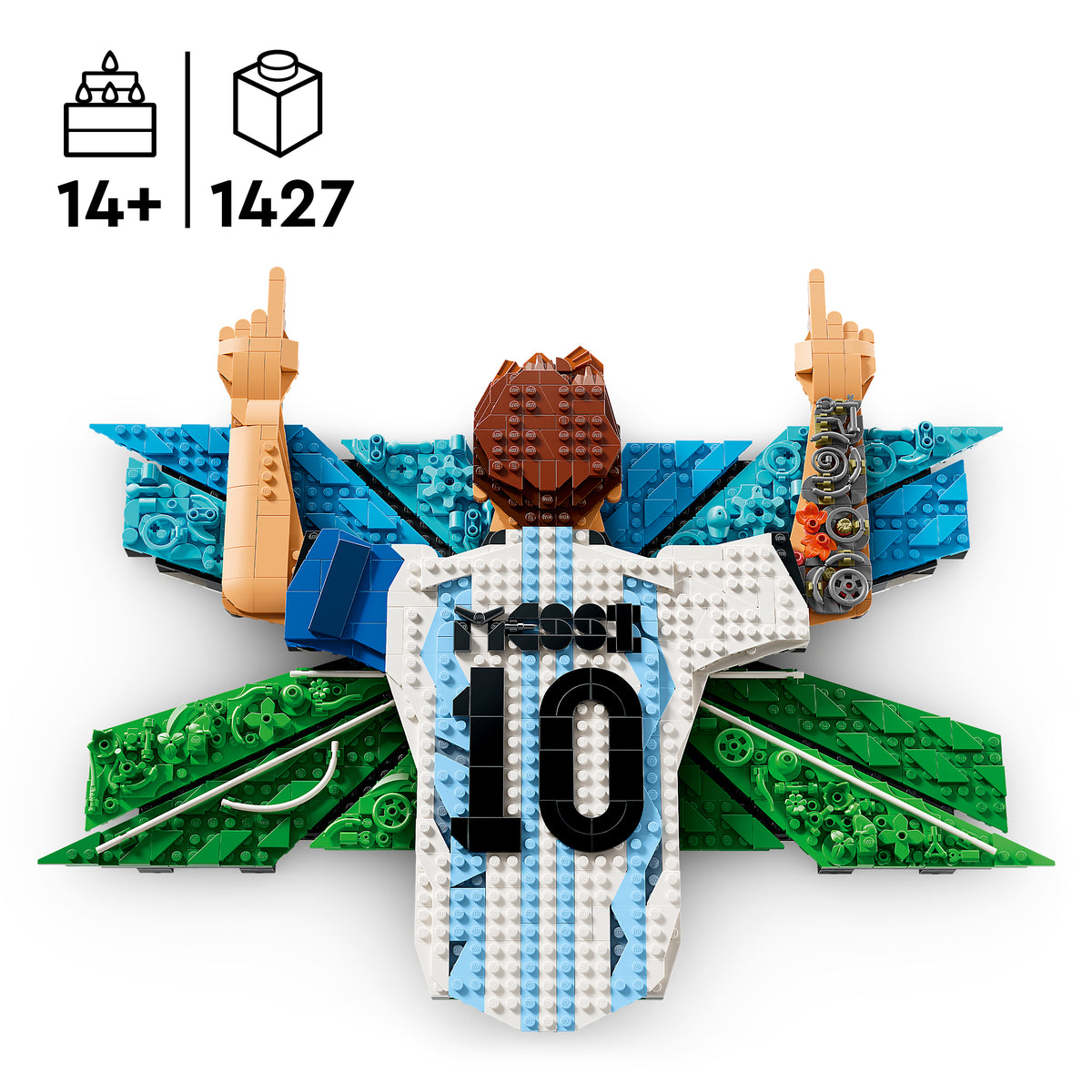 LEGO Editions 43018 Lionel Messi – Torjubel