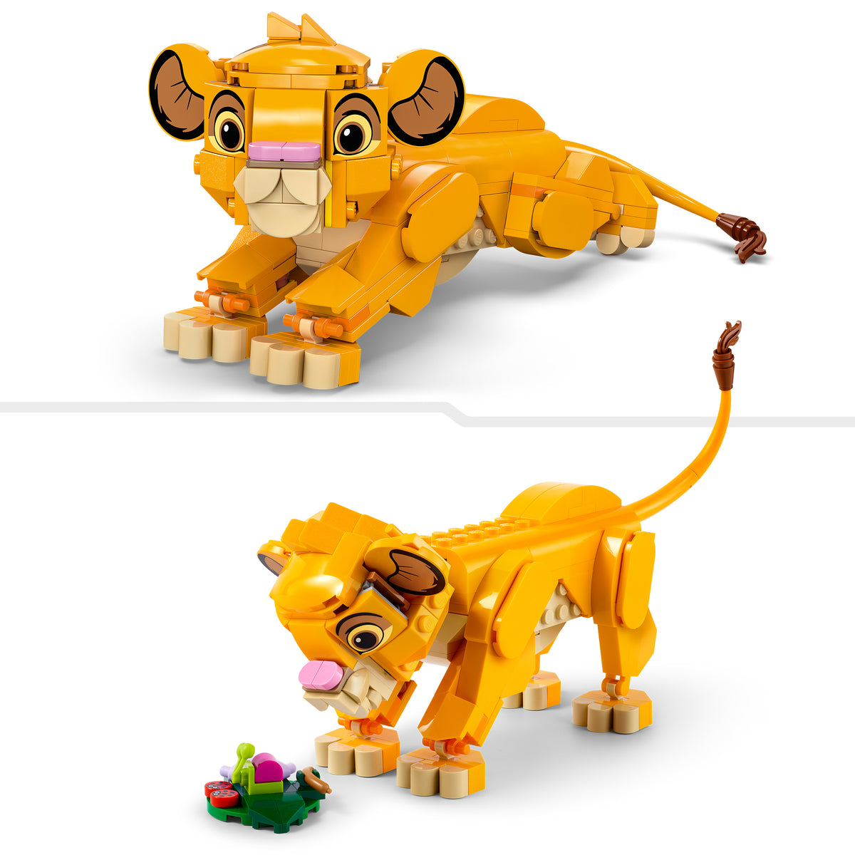 LEGO Disney 43243 Simba, das Löwenjunge des Königs