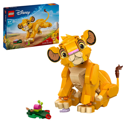 LEGO Disney 43243 Simba, das Löwenjunge des Königs