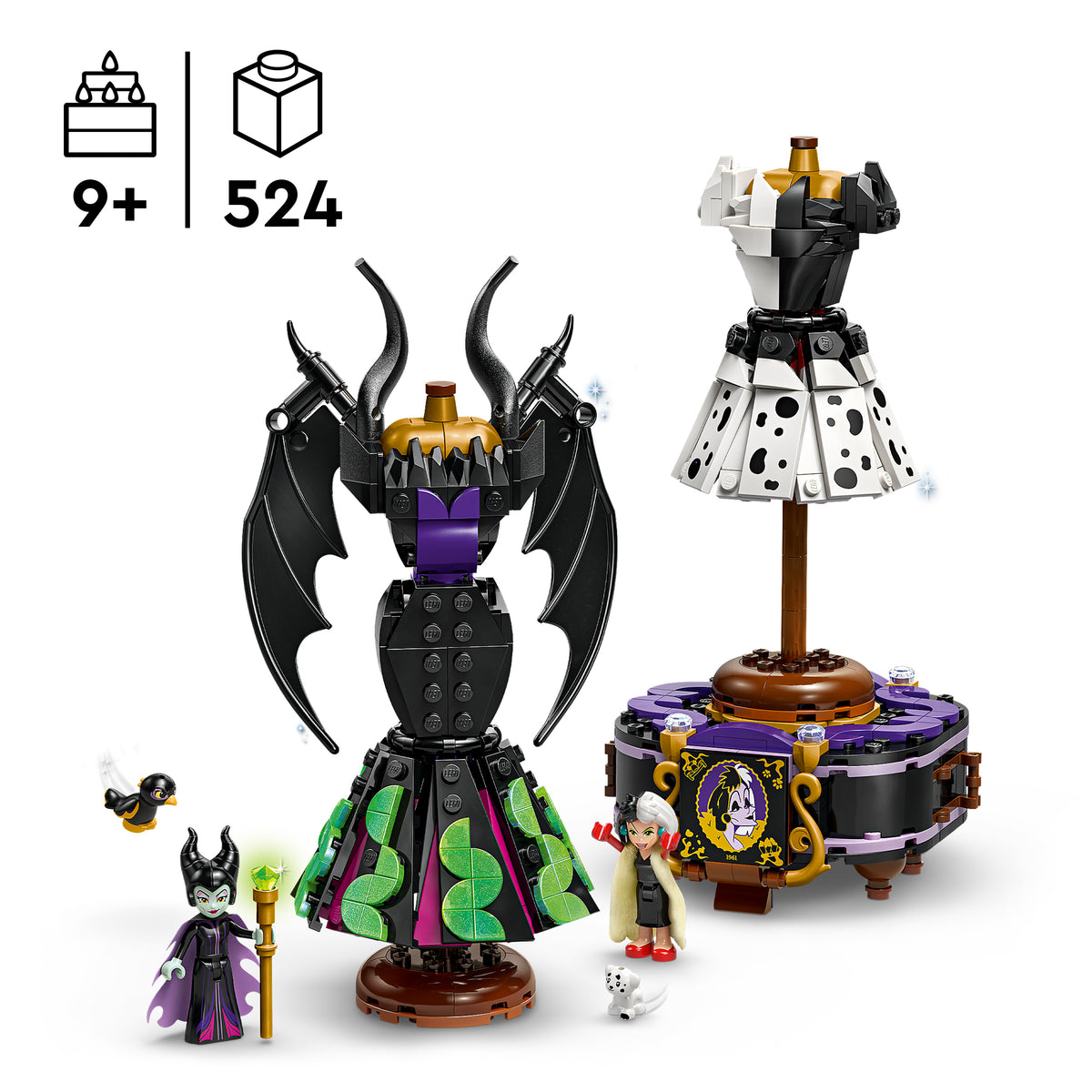 LEGO Disney 43262 Die Kleider von Malefiz und Cruella De Vil
