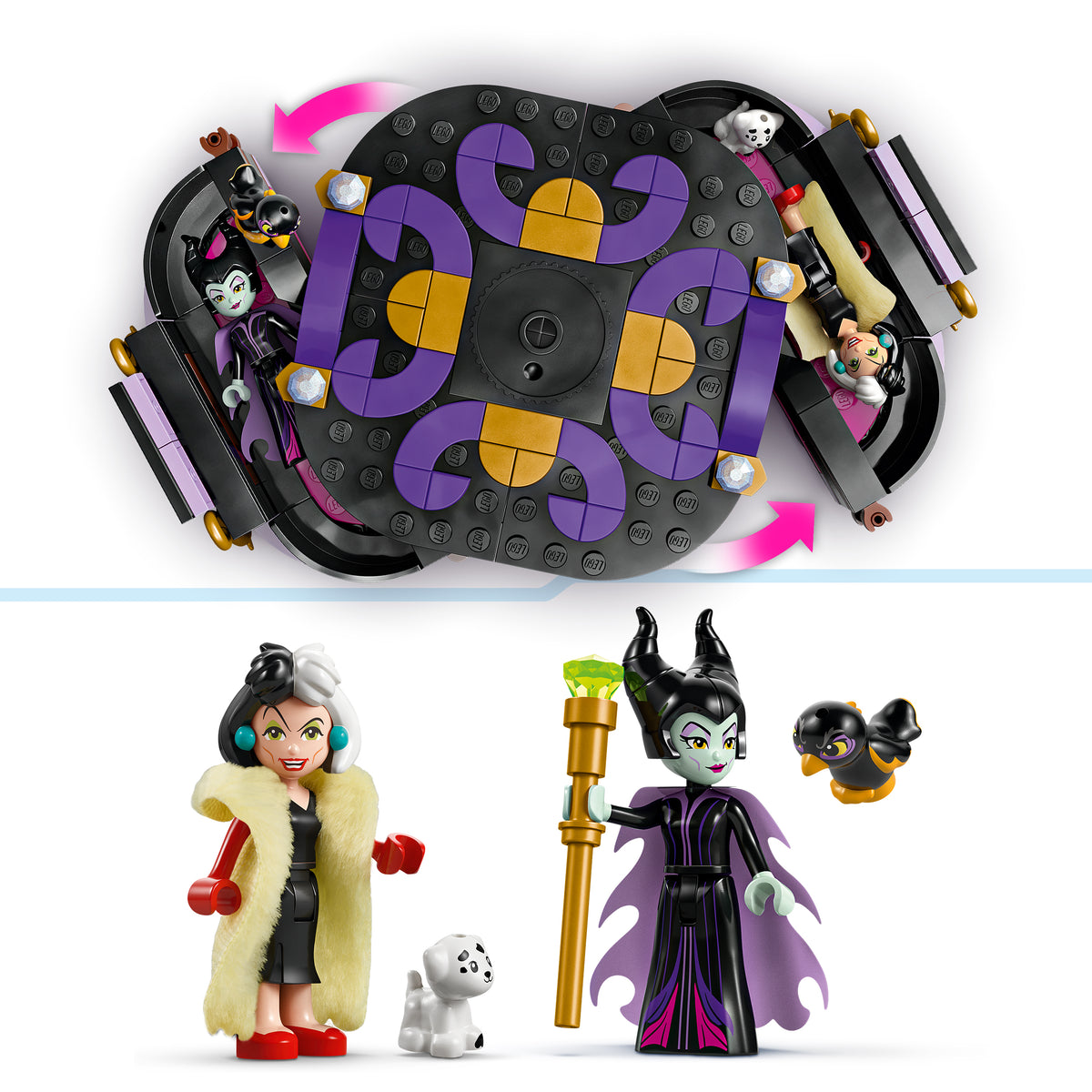 LEGO Disney 43262 Die Kleider von Malefiz und Cruella De Vil