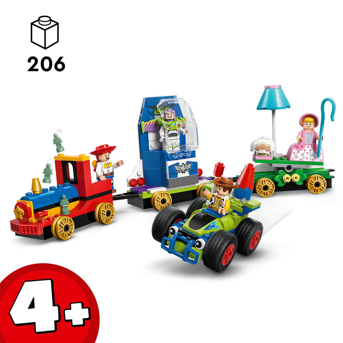 LEGO Disney and Pixar 43264 Partyzug und das Auto RC aus Toy Story