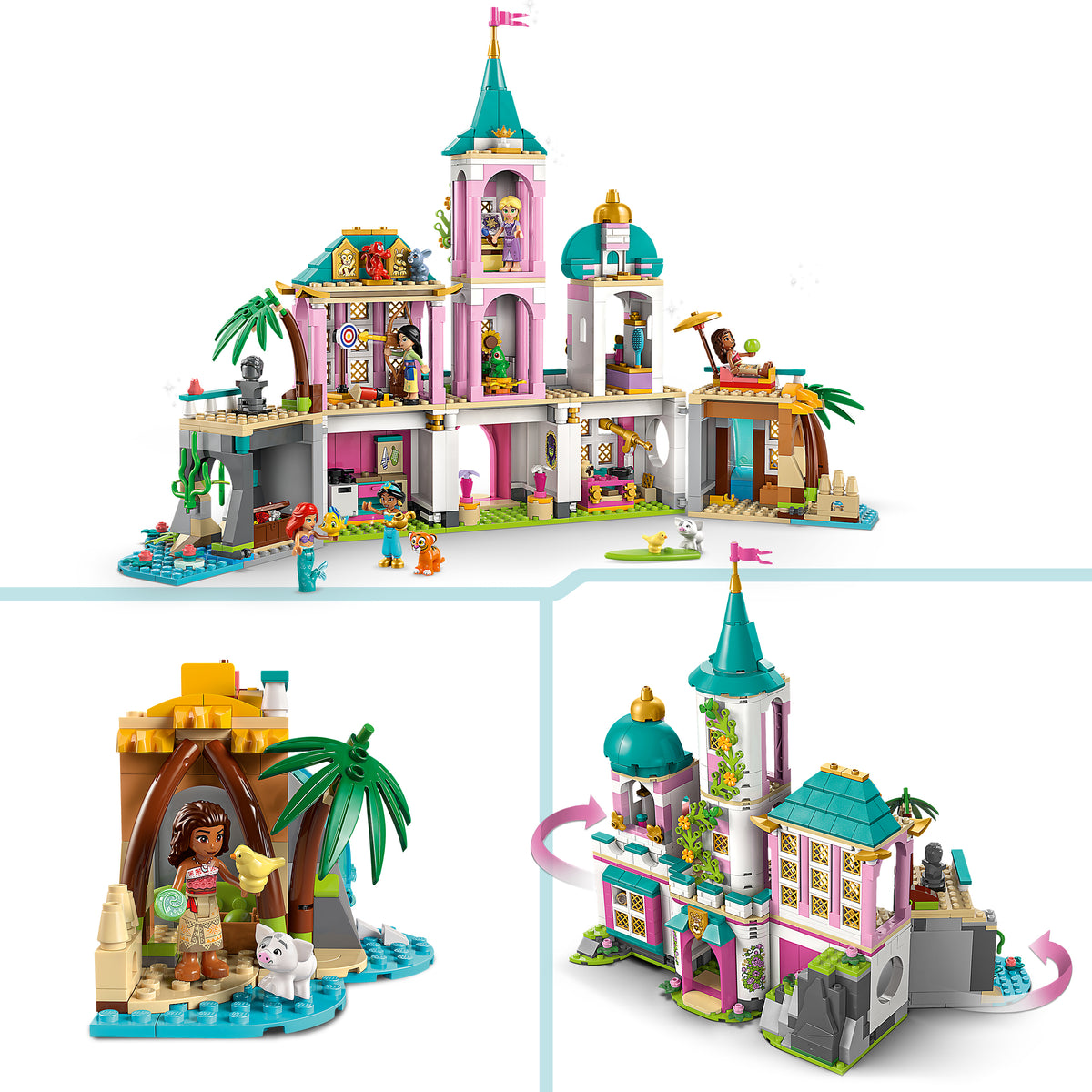 LEGO Disney 43267 Prinzessinnenschloss mit Haustieren