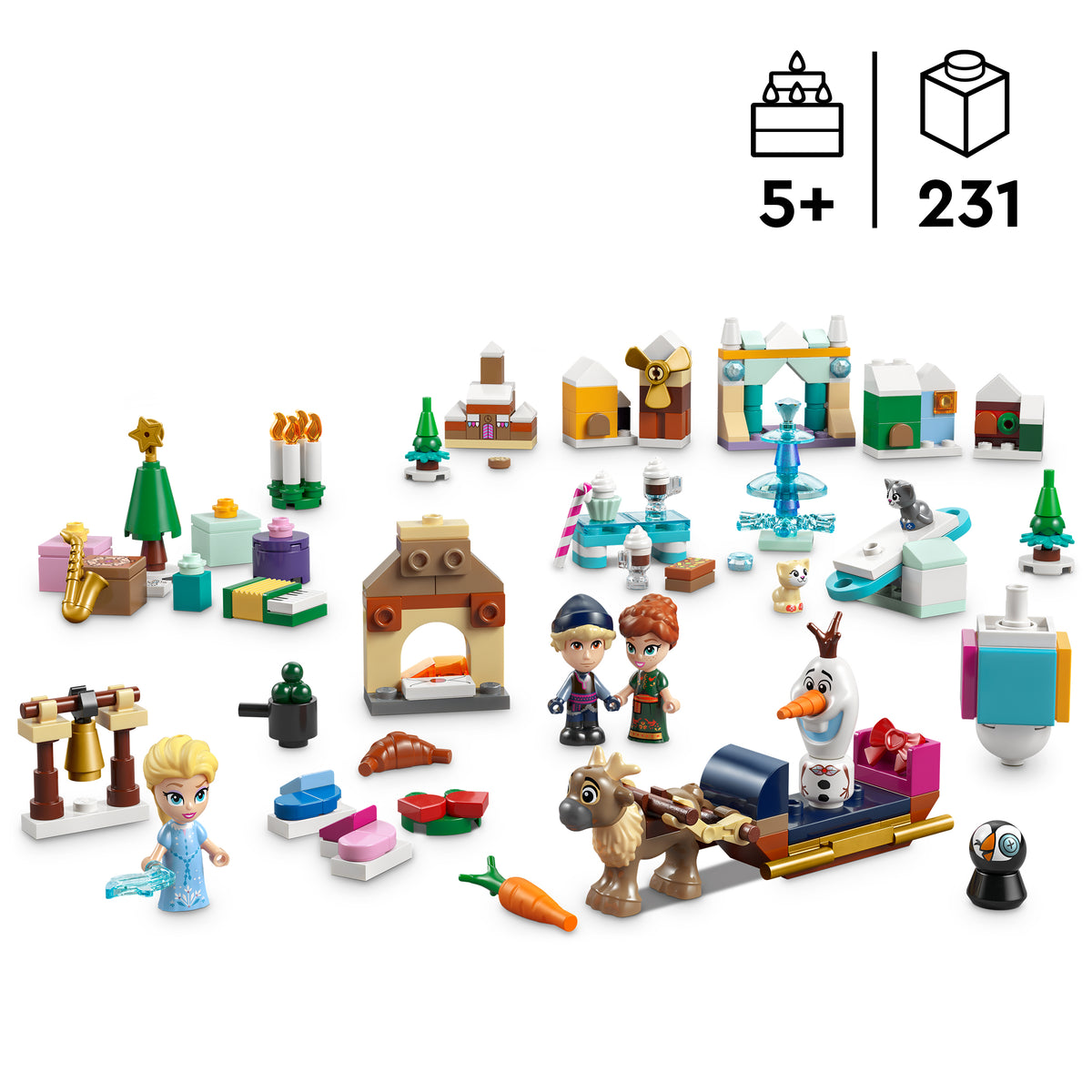 LEGO Disney 43273 Frozen Adventskalender 2025