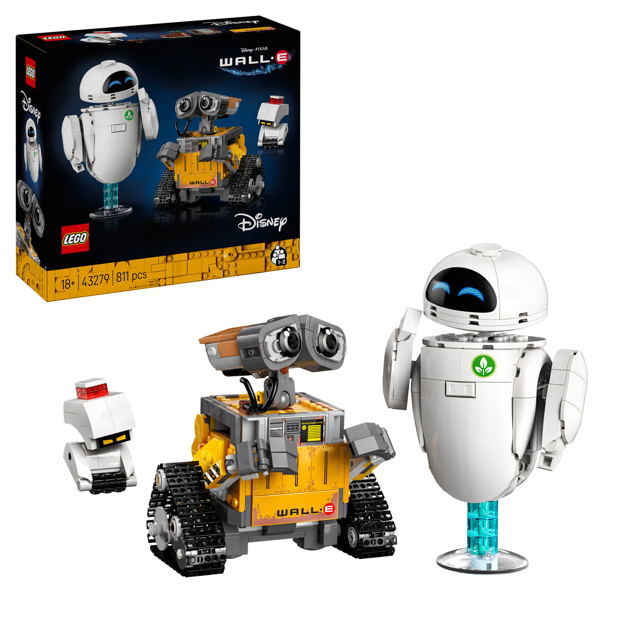 LEGO Disney and Pixar 43279 WALL-E und EVE