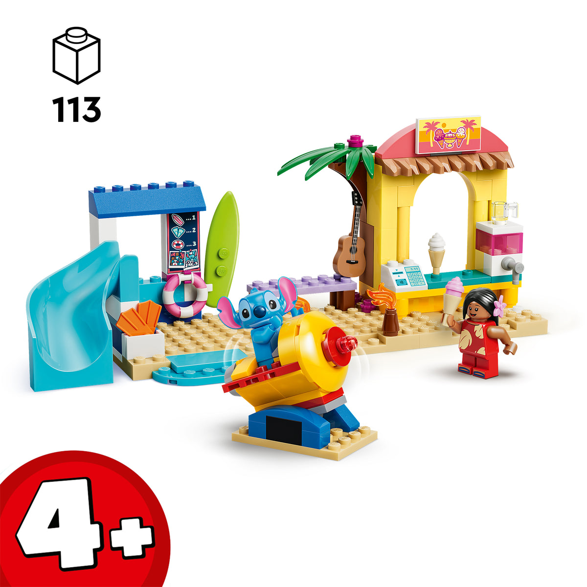 LEGO Disney 43280 Spaß am Strand mit Lilo und Stitch