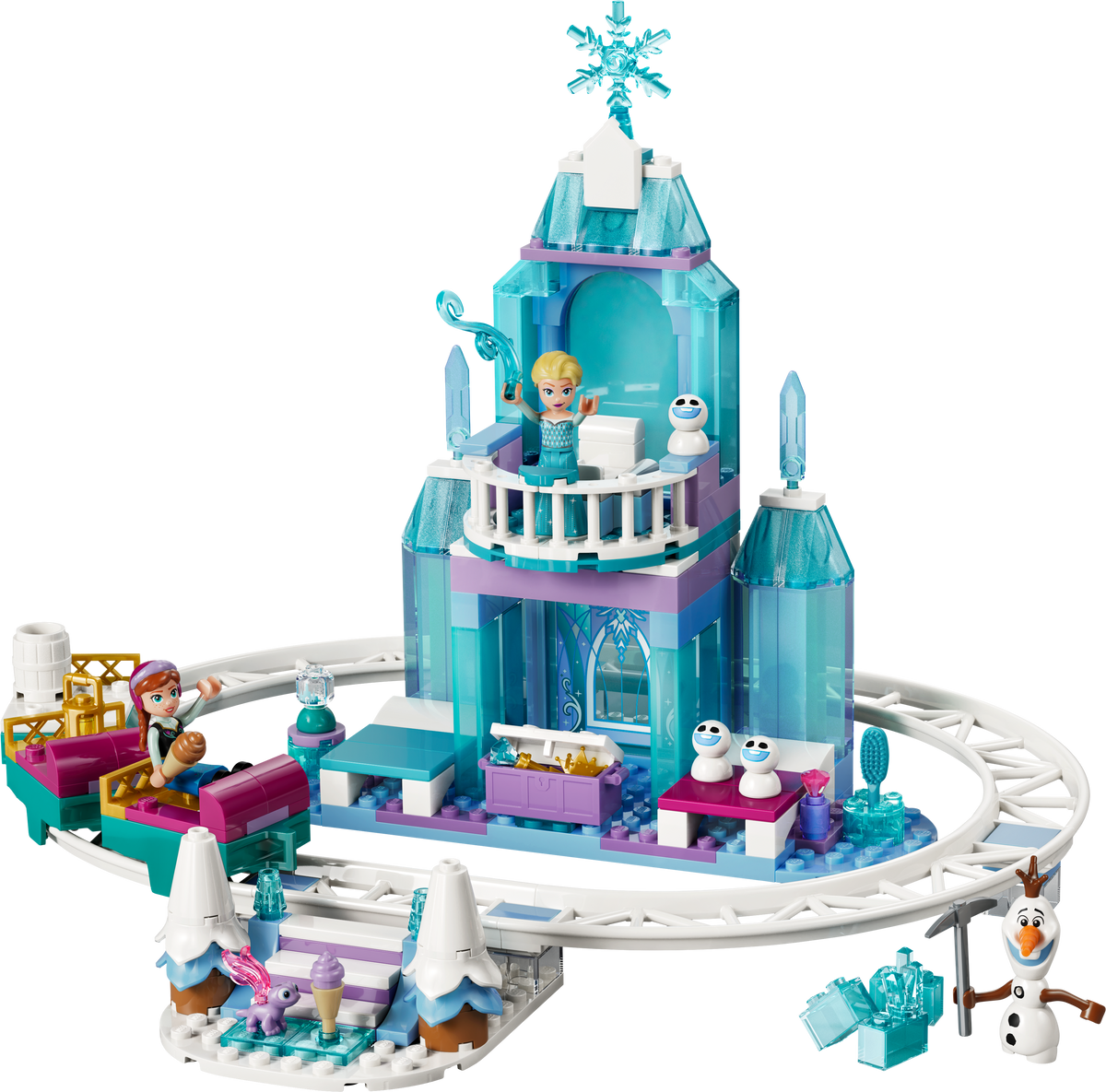 LEGO Disney Frozen 43281 Elsas Schlittenfahrt um den Eispalast