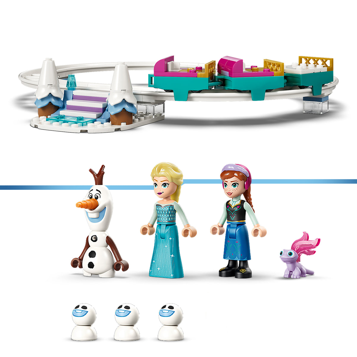 LEGO Disney Frozen 43281 Elsas Schlittenfahrt um den Eispalast