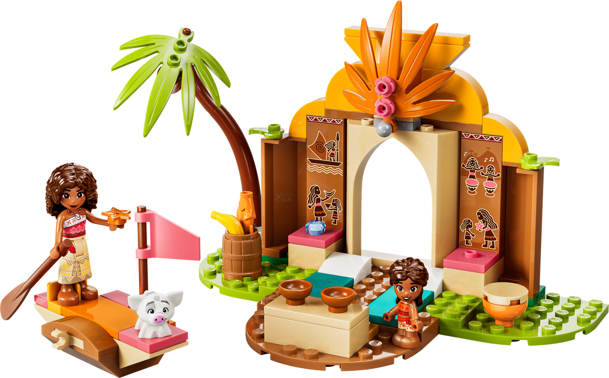 LEGO Disney 43282 Vaiana Vaianas Hütte und Boot